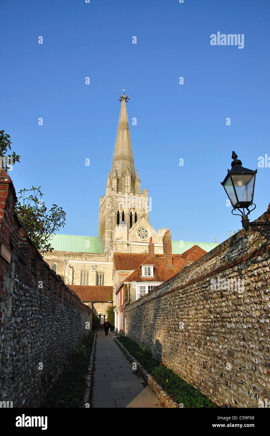 Chichester Cathedral, Chichester, West Sussex, England, Vereinigtes Königreich Stockfoto