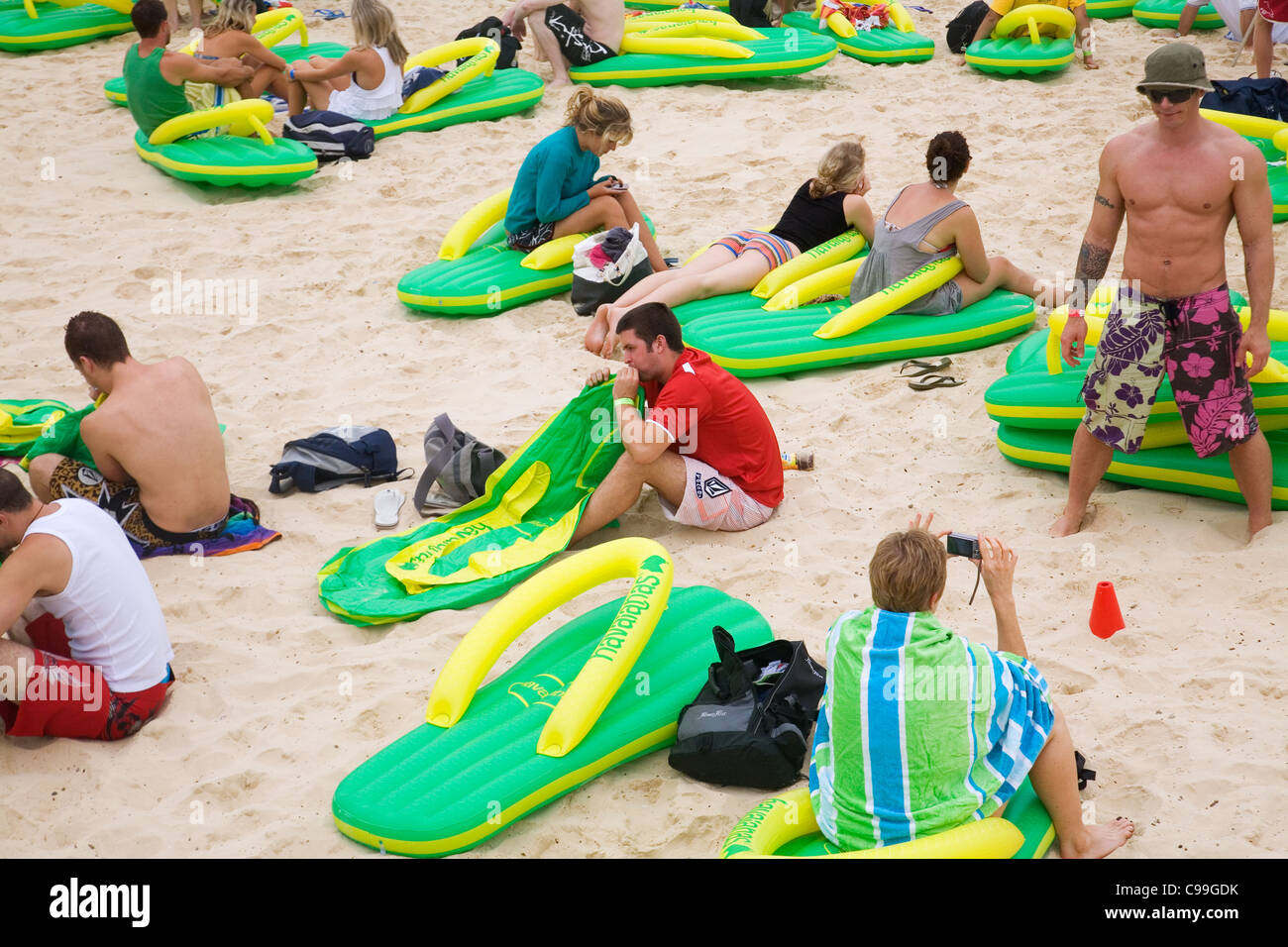 Aufblasen Strand Stockfotos und -bilder Kaufen - Alamy