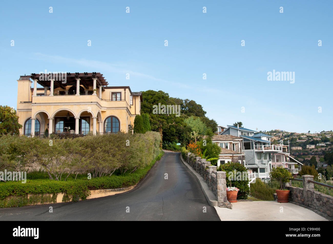 Tiburon San Francisco Kalifornien Vereinigte Staaten von Amerika Amerikaner / USA Stadt Stockfoto