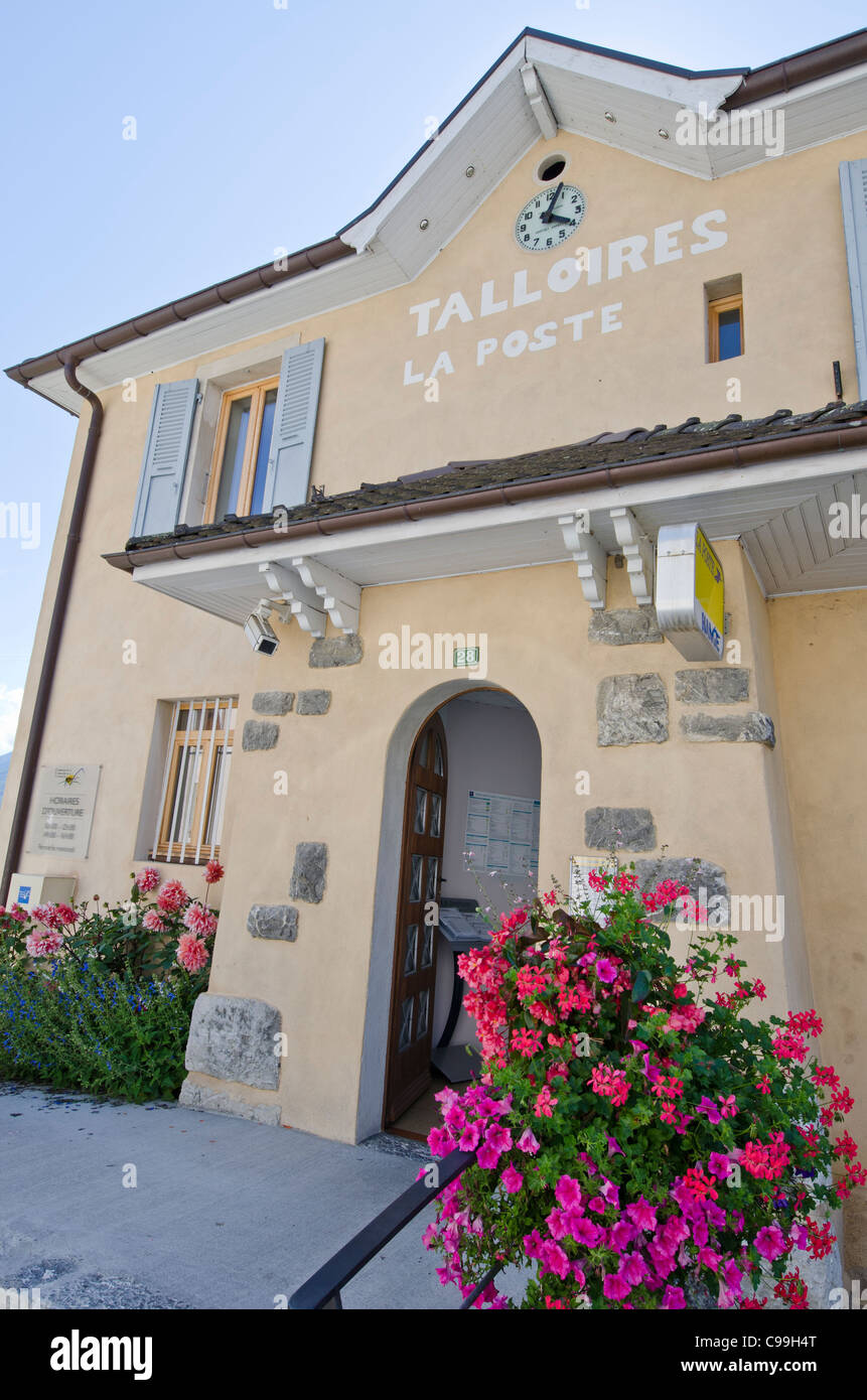 Talloires Post Office La Poste Haute Savoie Süd-Ost-Frankreich Stockfoto