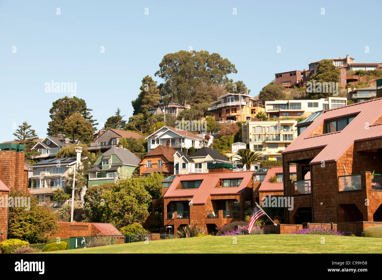Tiburon San Francisco Kalifornien Vereinigte Staaten von Amerika Amerikaner / USA Stadt Stockfoto