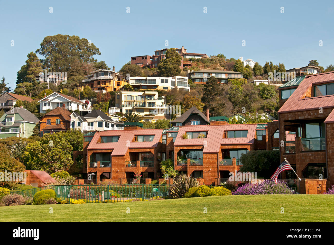 Tiburon San Francisco Kalifornien Vereinigte Staaten von Amerika Amerikaner / USA Stadt Stockfoto