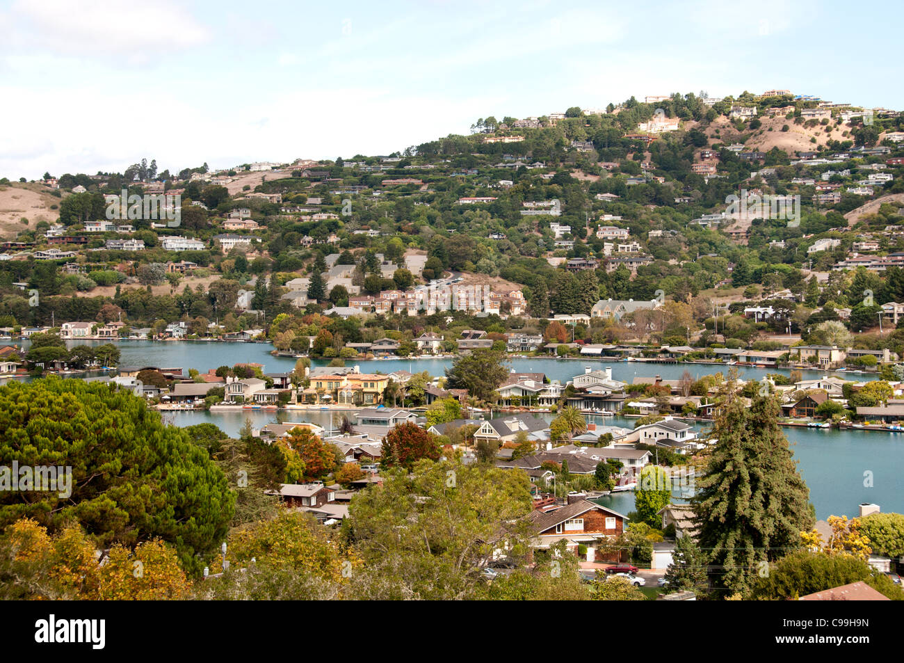Tiburon San Francisco, Kalifornien, Vereinigte Staaten von Amerika Amerikaner / USA Stadt Stockfoto