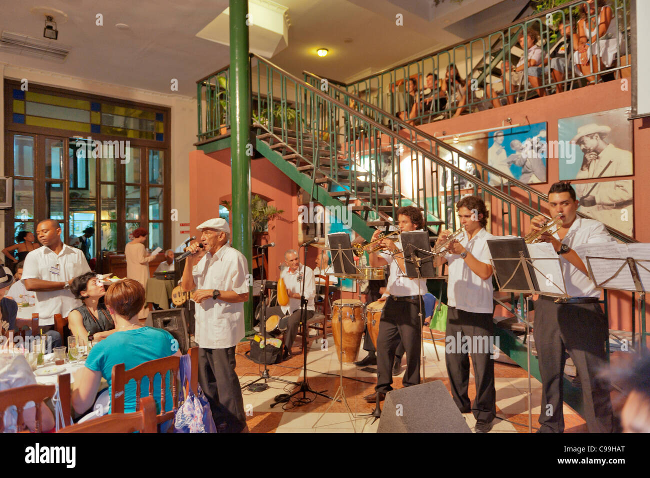 Buena Vista Social Club Cafe Havanna Kuba Stockfoto Bild