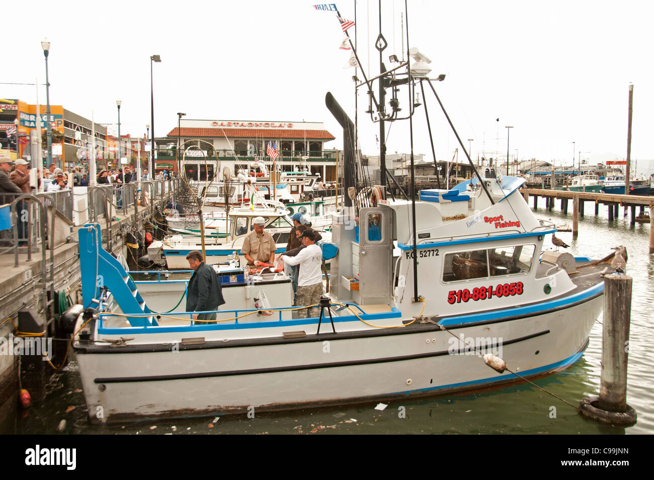 Fishermans Fishermans Wharf San Fransisco California Vereinigten Staaten von Amerika Stockfoto