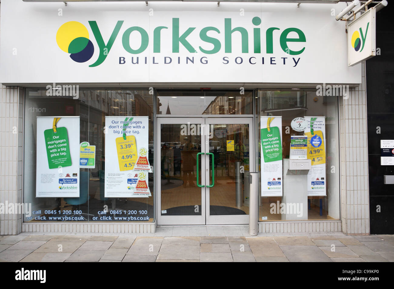 Yorkshire Building Society, Northumberland Street, Newcastle upon Tyne, Nord-Ost-England, UK Stockfoto