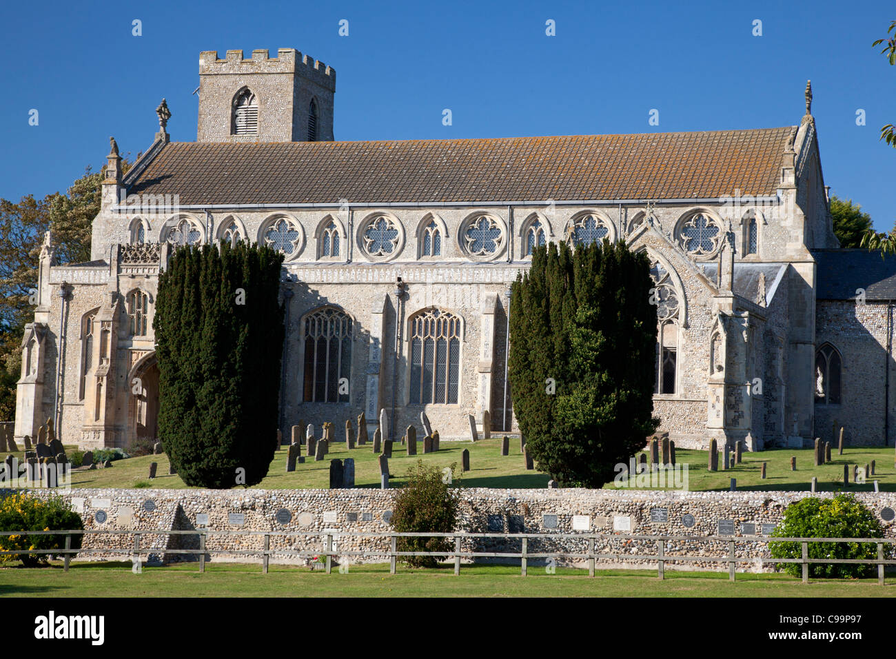 St.-Margarethen Kirche, Cley nächsten Sea, Norfolk Stockfoto