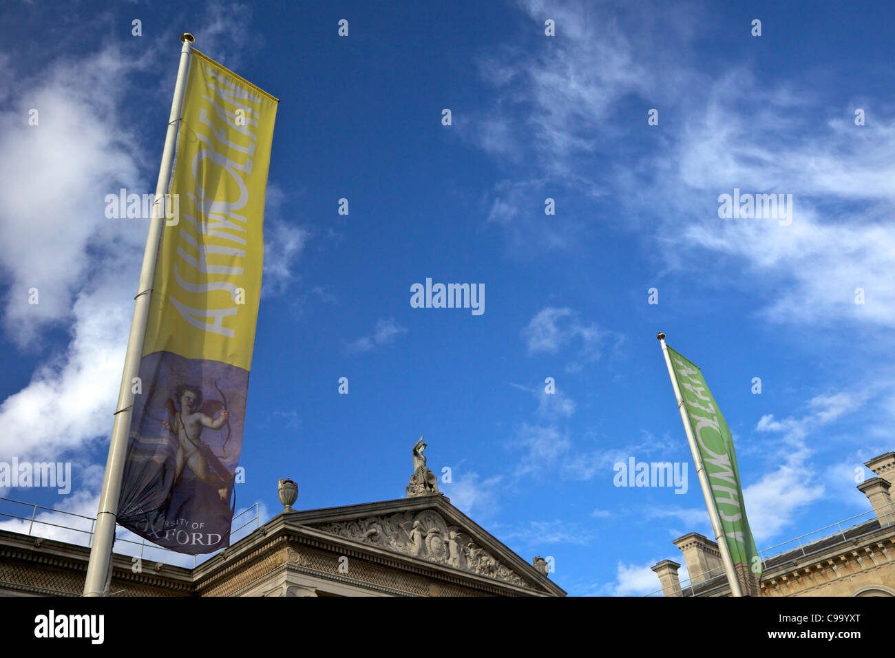 Ashmolean Museum außen, Oxford University, Oxford, England Stockfoto