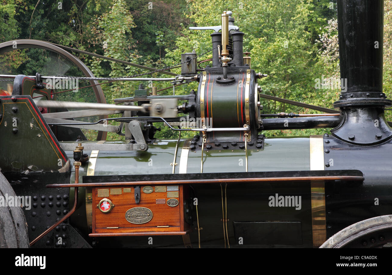 Kessel und Kolben Burrell Zugmaschine West Sussex Stockfoto
