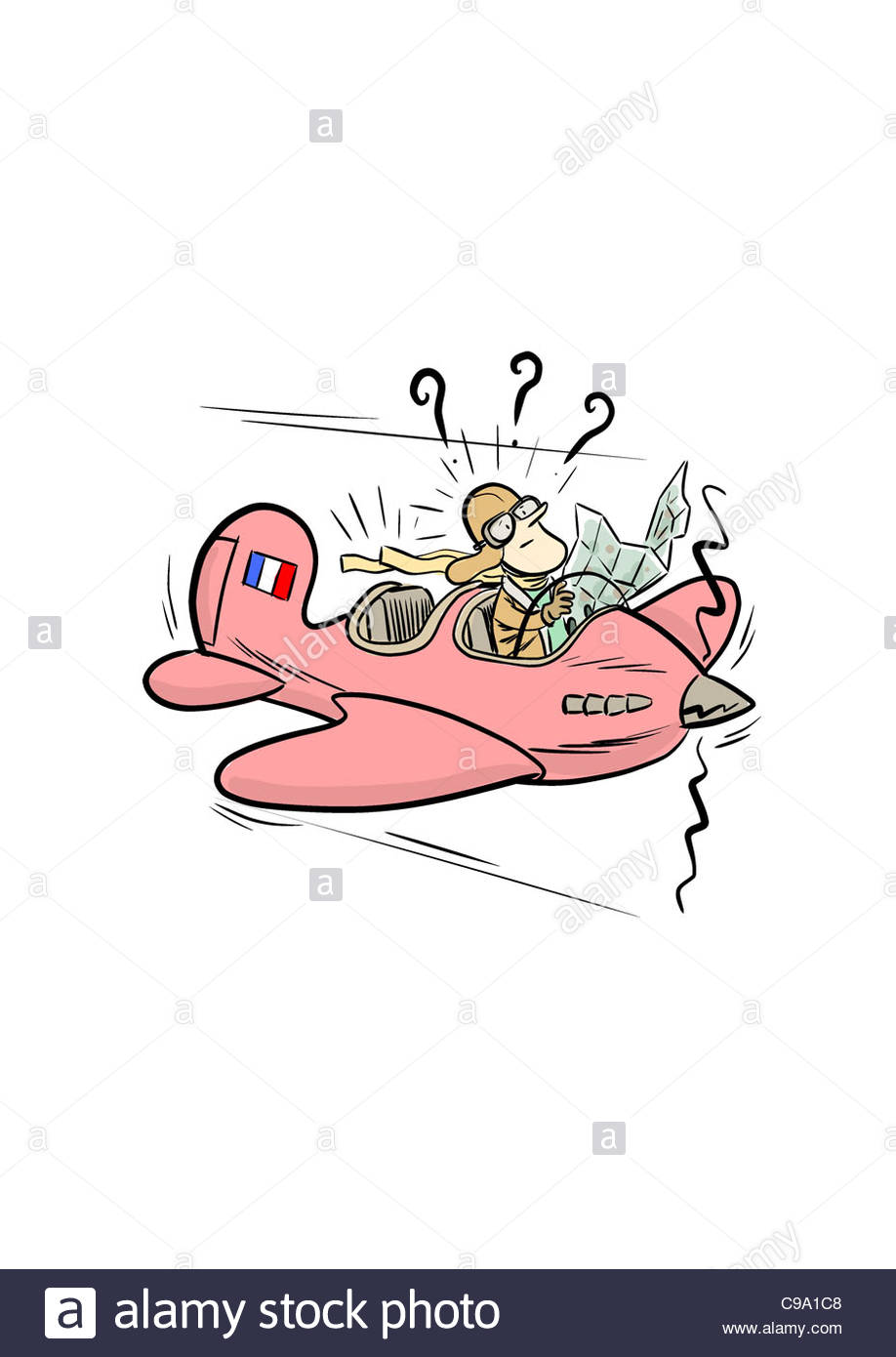 comic bilder flugzeug