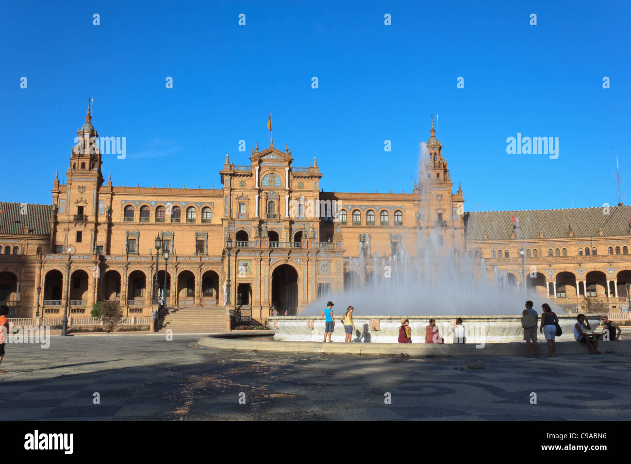 Plaza de España - Sevilla Stockfoto