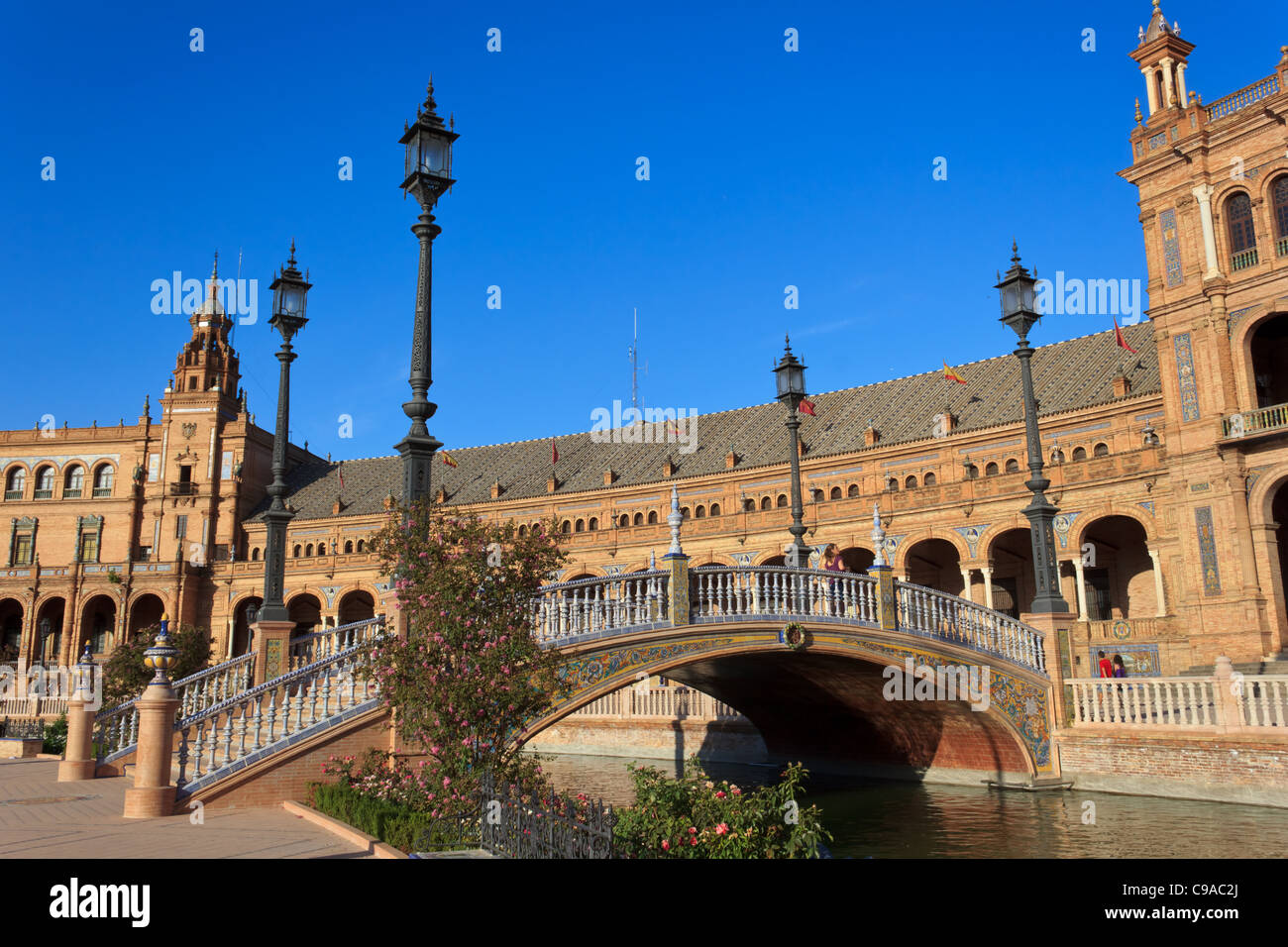 Plaza de España - Sevilla Stockfoto