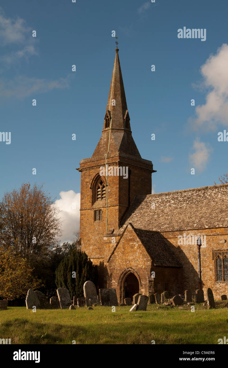 St. Botolph Kirche, Farnborough, Warwickshire, England, Vereinigtes Königreich Stockfoto