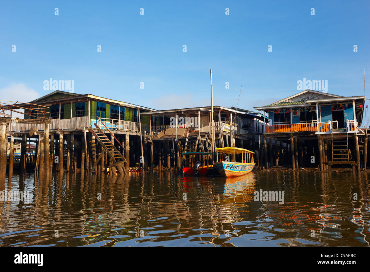 Kampung Ayer, Bandar Seri Begawan, Brunei Darussalam, Asien Stockfoto