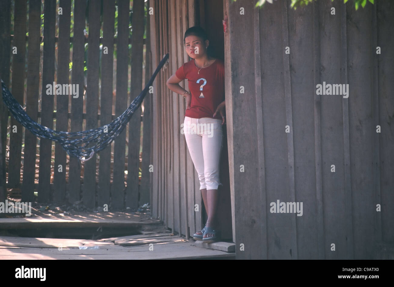 Prostituierte. Phnom Penh. Kambodscha Stockfoto