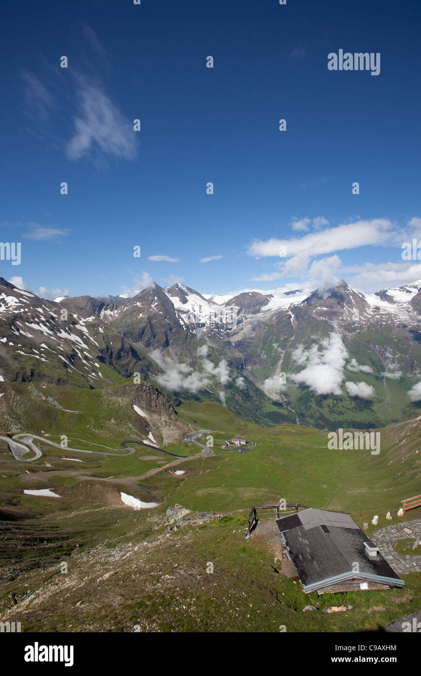 Die Großglockner Hochalpenstraße ist eine Panoramastraße in Österreich im Bundesland Salzburg. Stockfoto