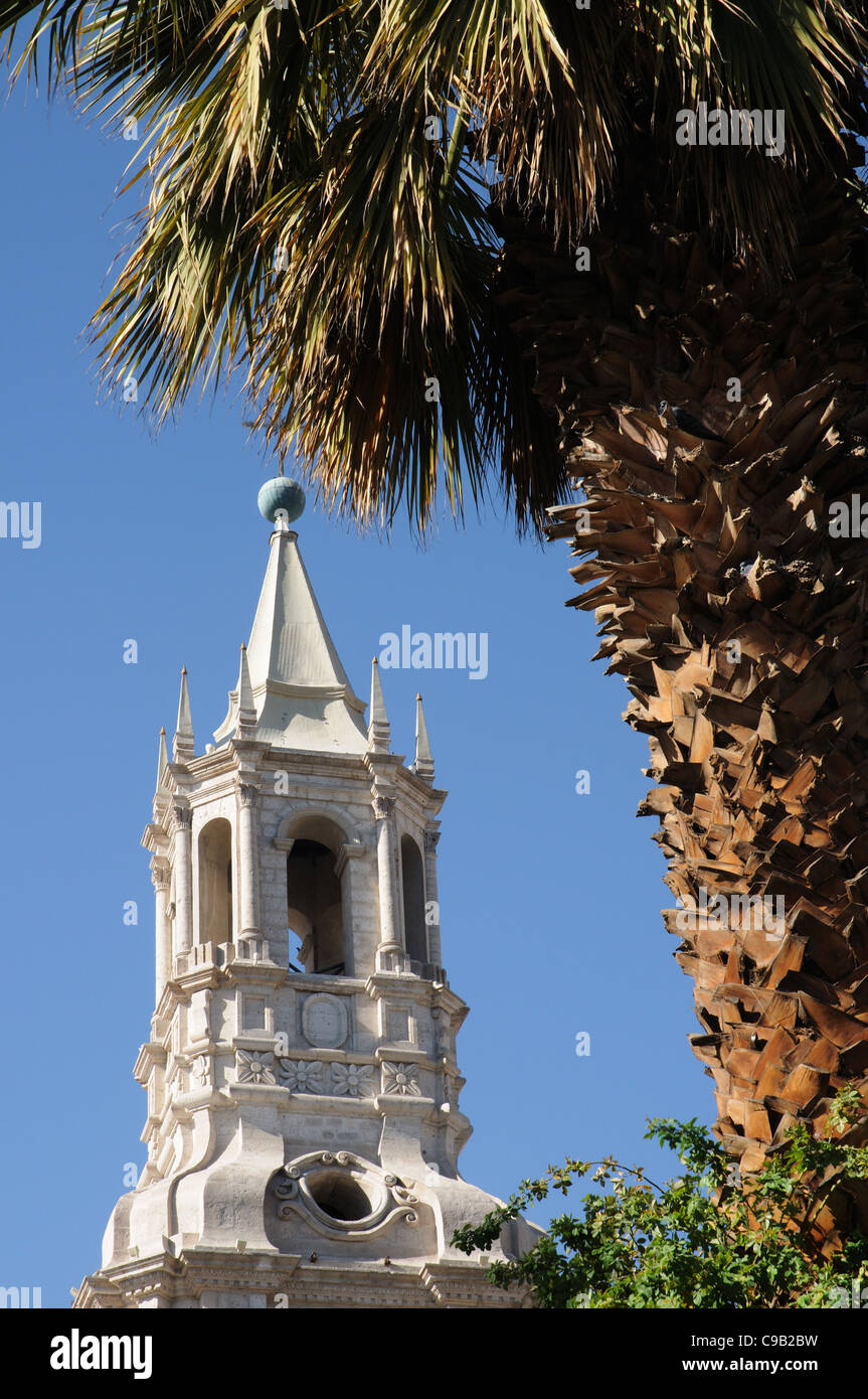 Die Kathedrale von Arequipa Stockfoto