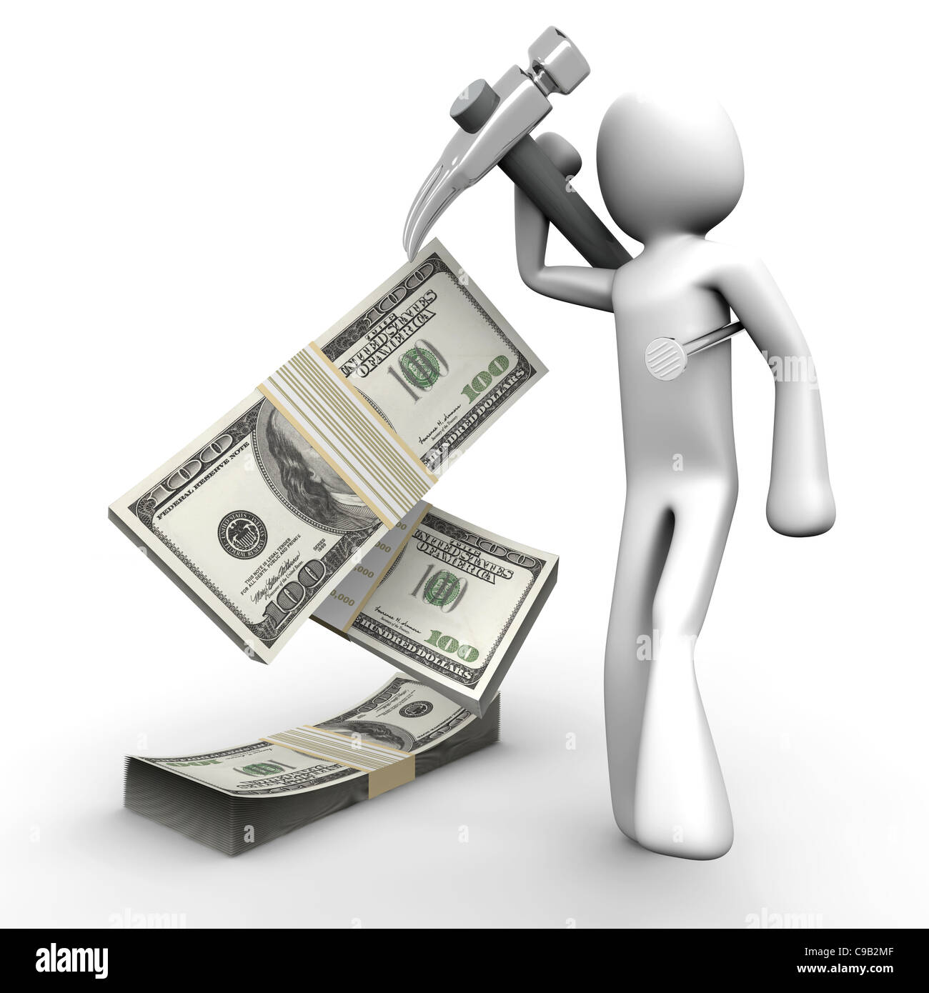 Cartoon bauarbeiter Ausgeschnittene Stockfotos und -bilder - Alamy