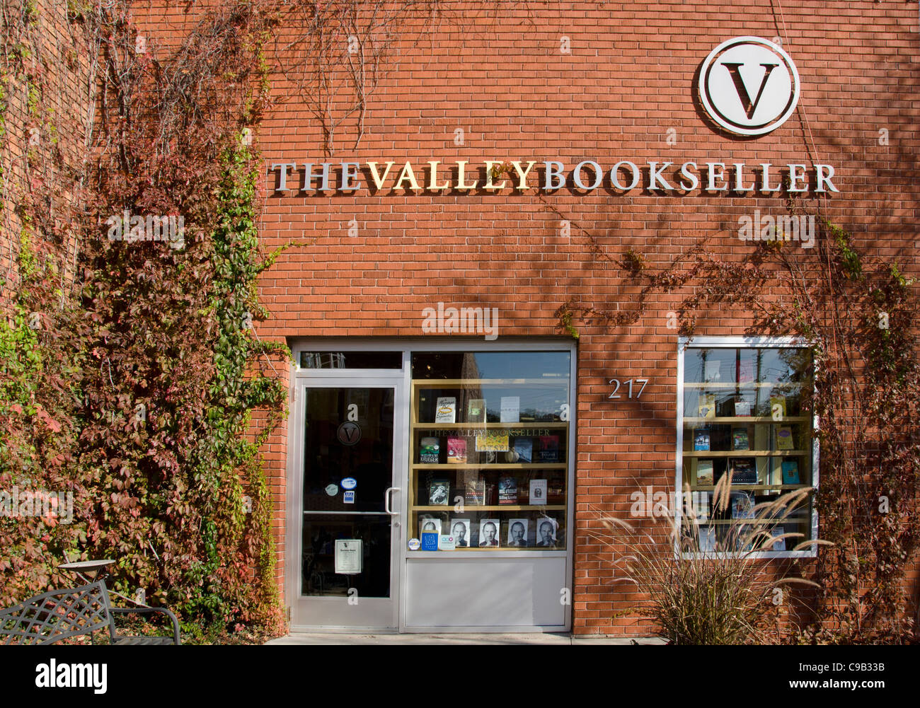 Das Tal Buchhändler in Stillwater, Minnesota, einer Stadt bekannt für seine Buchhandlungen, Galerien und Antiquitätenläden. Stockfoto
