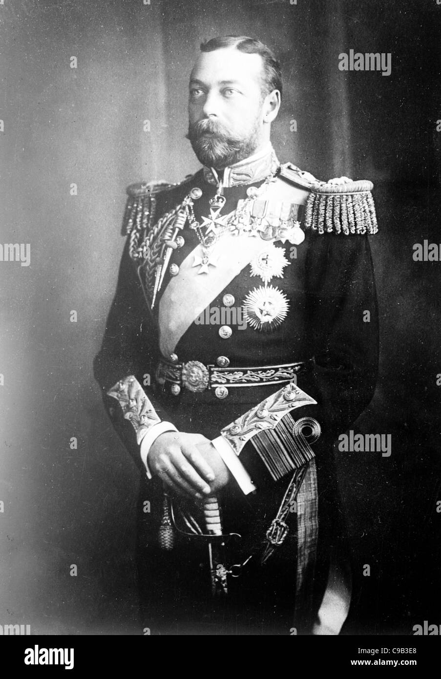 Prince Of Wales, später König George V, 1908 Stockfoto