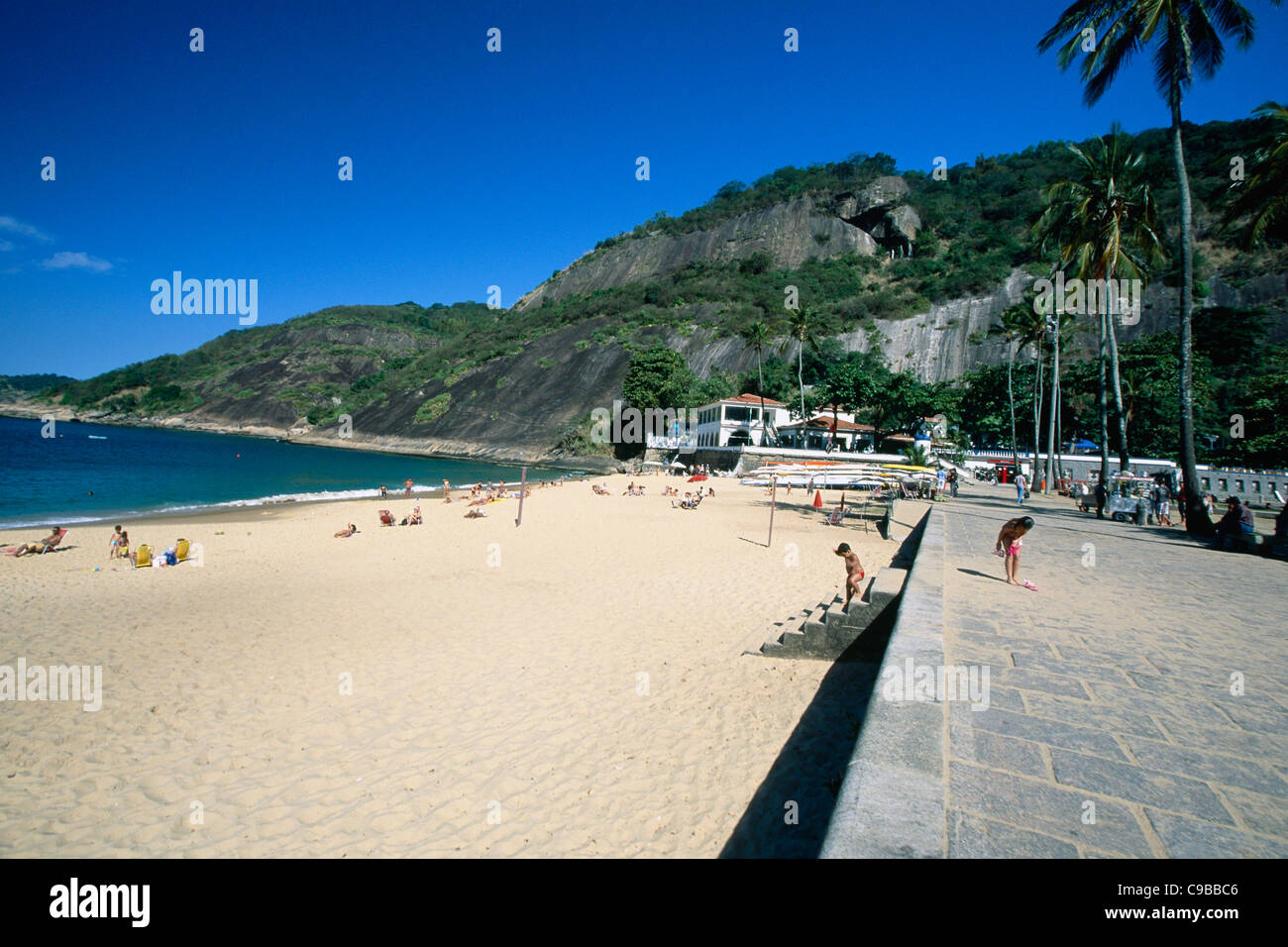 Vermelha Strand, Rio De Janeiro, Brasilien Stockfoto
