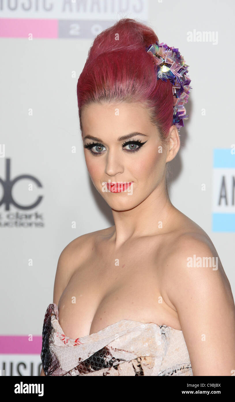 KATY PERRY 2011 AMERICAN MUSIC AWARDS DOWNTOWN LOS ANGELES Kalifornien USA 20 November 2011 Stockfoto