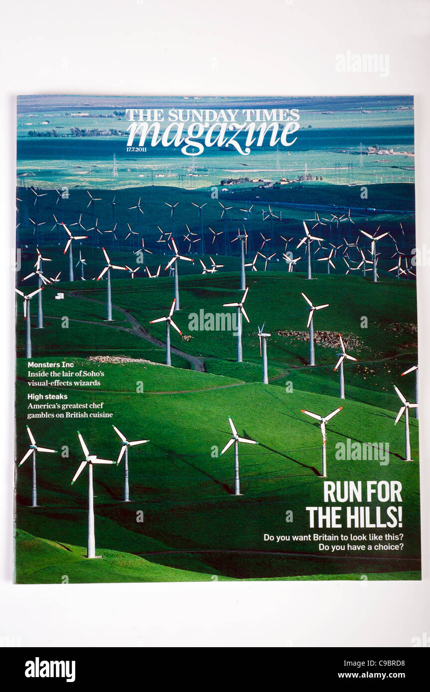 Sunday Times Magazin Stockfoto