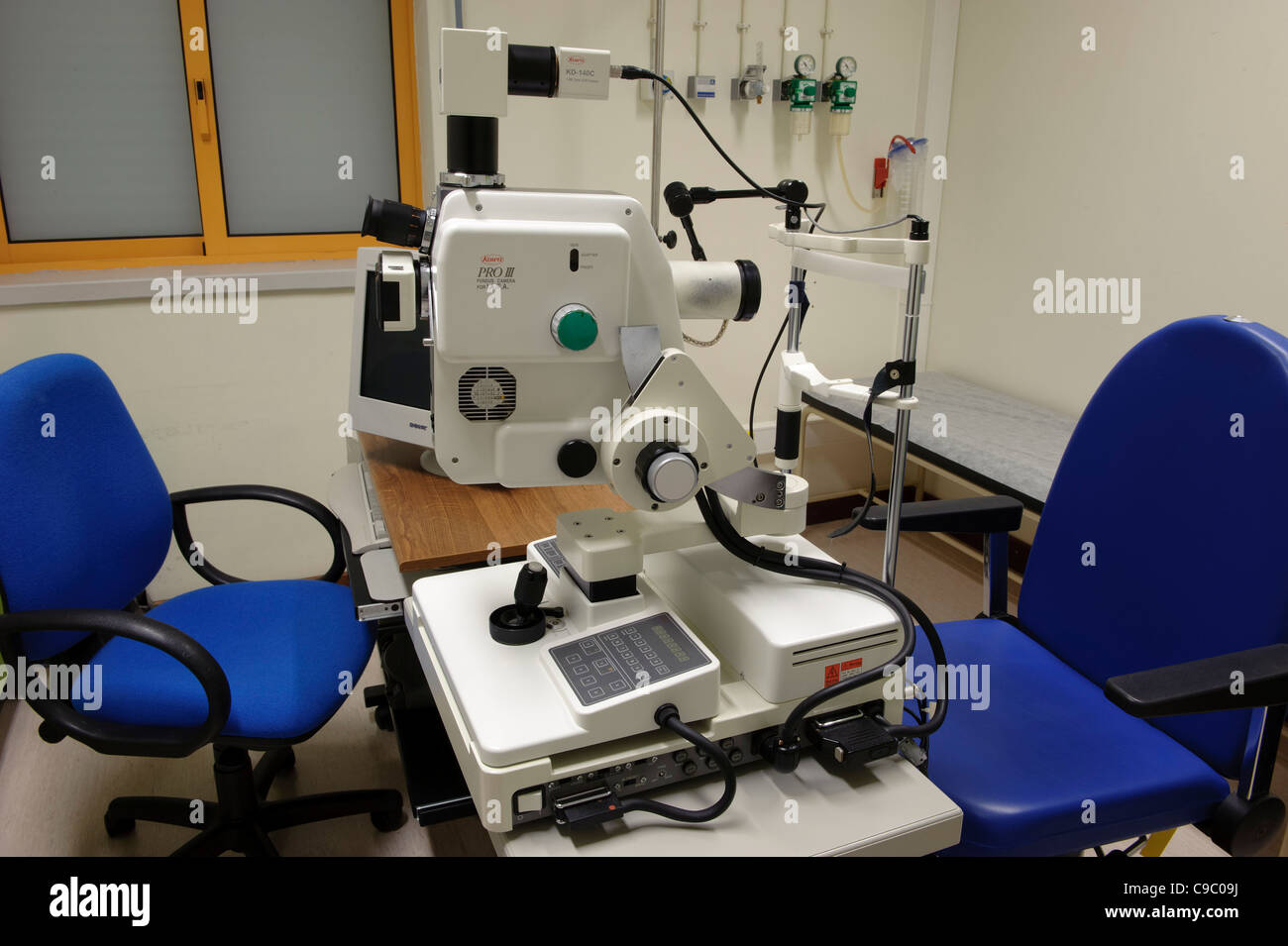 Kowa Funduskamera - ophthalmologische Geräte Stockfoto