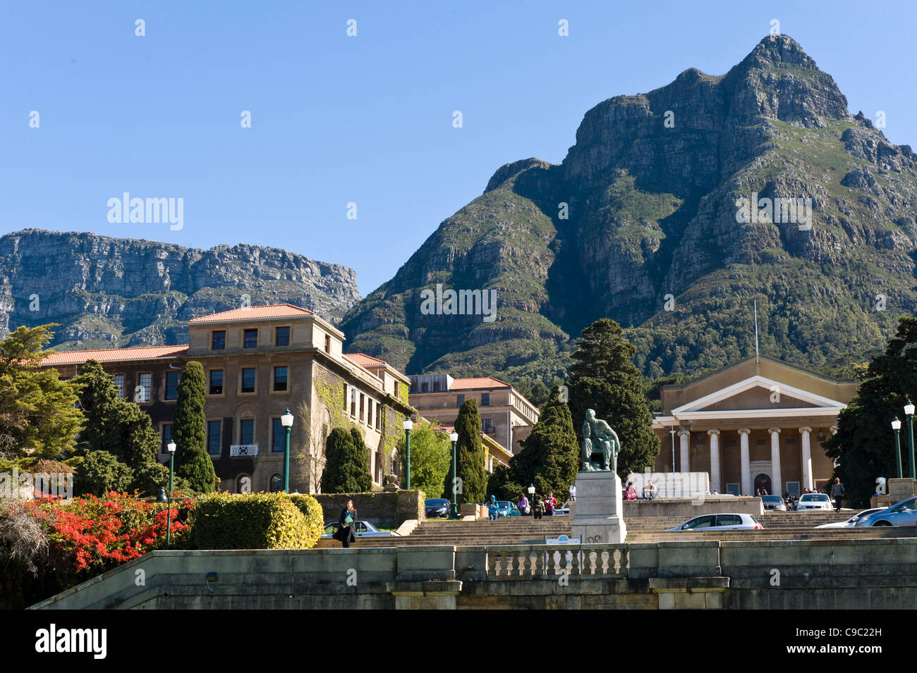 Campus der University of Cape Town-Südafrika Stockfoto