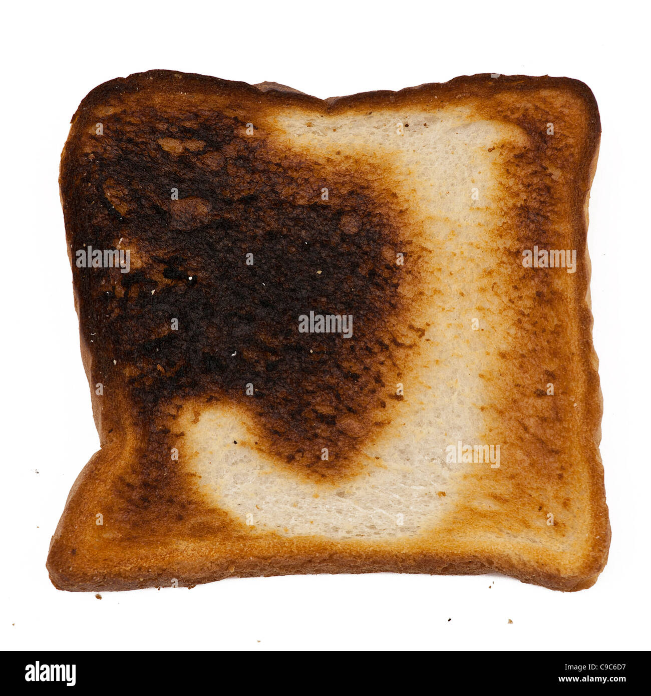Alphabet Toast Buchstaben J zum Frühstück mit Toast buchstabieren lernen! Großbuchstaben Großbuchstabe Stockfoto