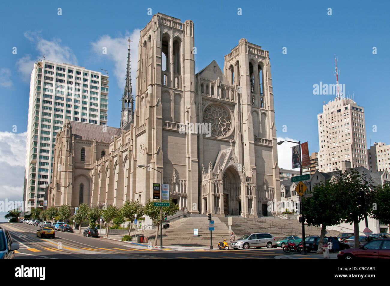 Grace Kathedrale San Francisco, Kalifornien, Vereinigte Staaten von Amerika Amerikaner / USA Stadt Stockfoto