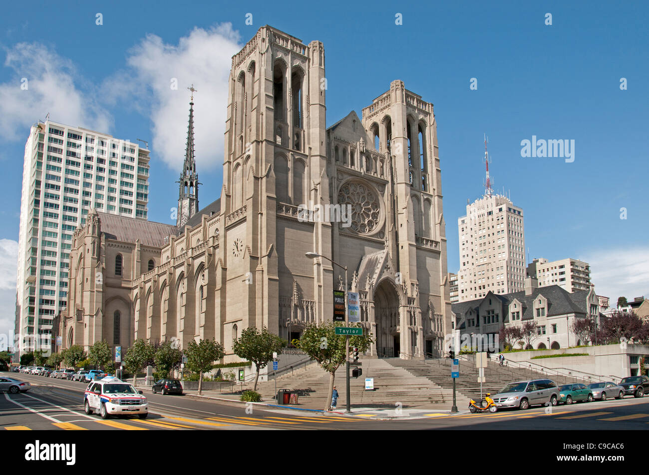 Grace Kathedrale San Francisco, Kalifornien, Vereinigte Staaten von Amerika Amerikaner / USA Stadt Stockfoto