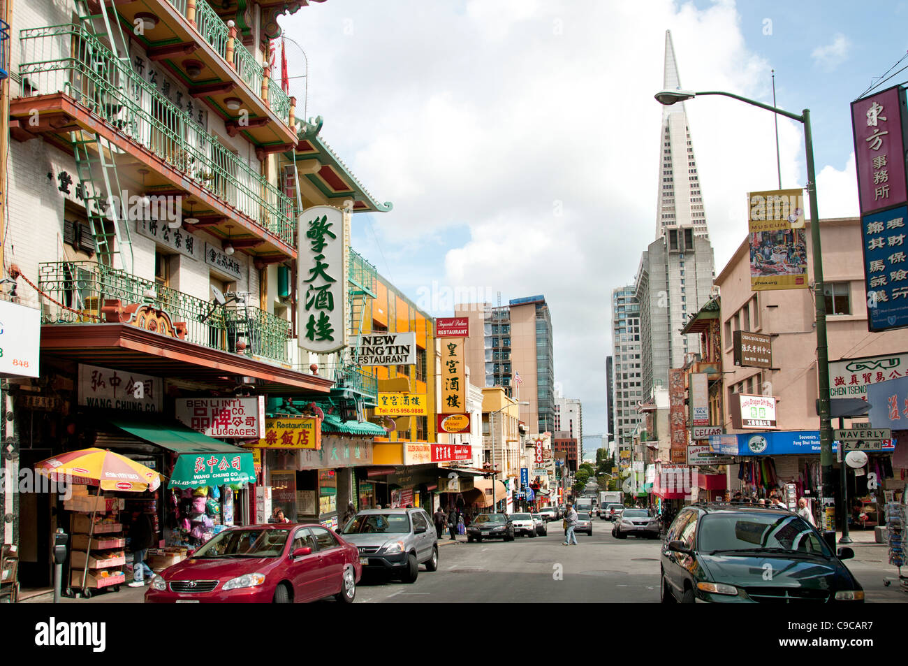 Chinatown China Town San Francisco California USA amerikanische Vereinigte Staaten von Amerika Stockfoto