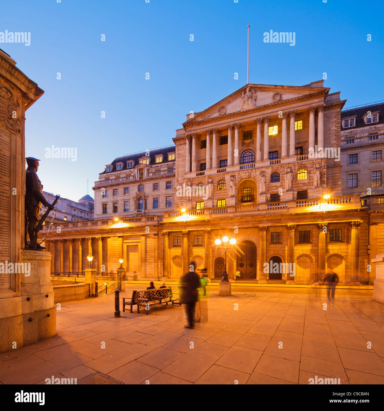 Bank of England, London Stockfoto