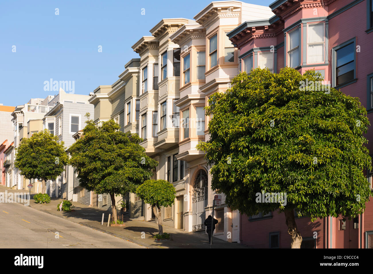 Fernschreiber-Hügel, San Francisco Stockfoto