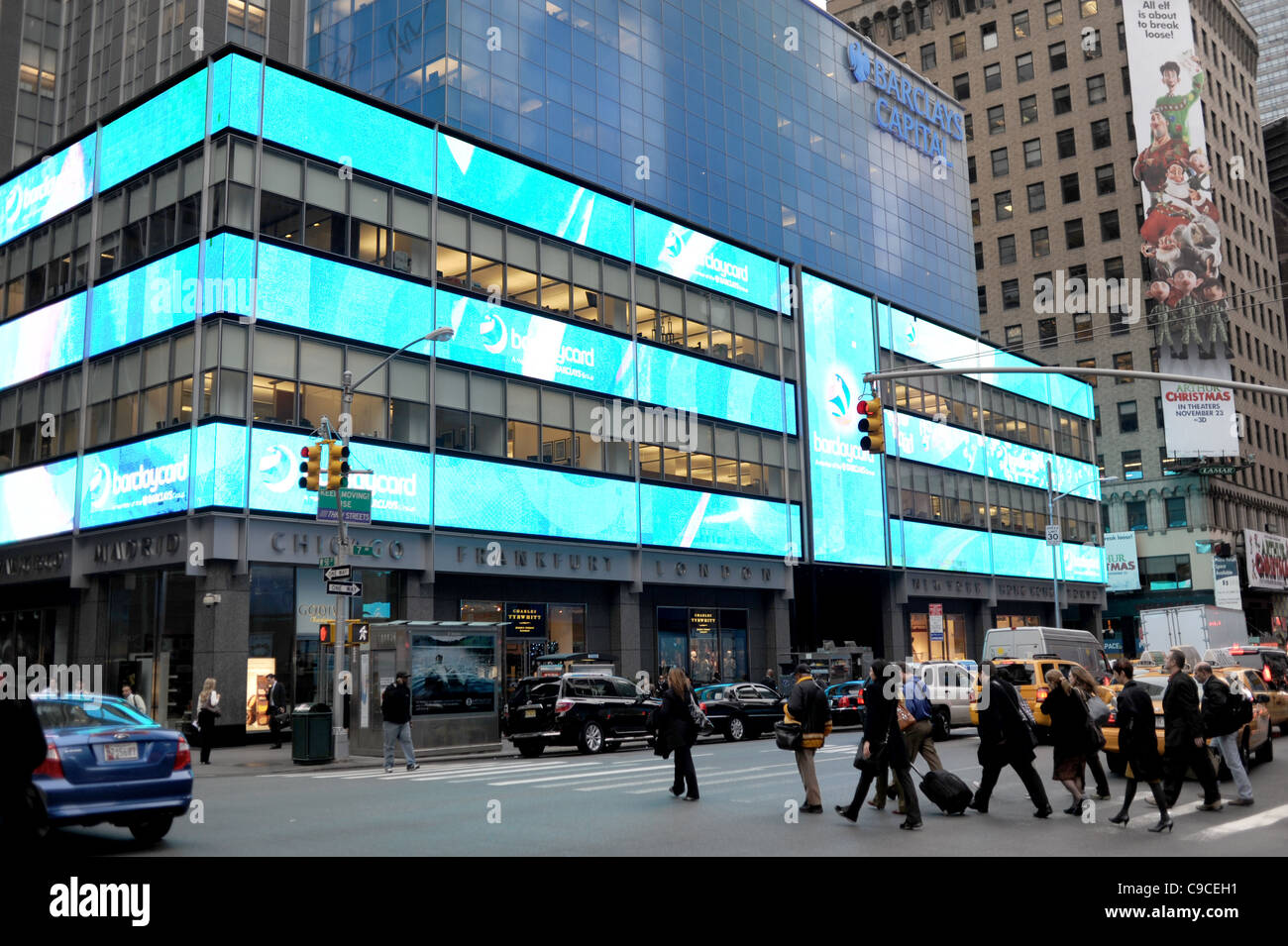 Barclays Capital Bank Gebäude in der Nähe von Times Square Manhattan New York NYC USA Amerika Stockfoto