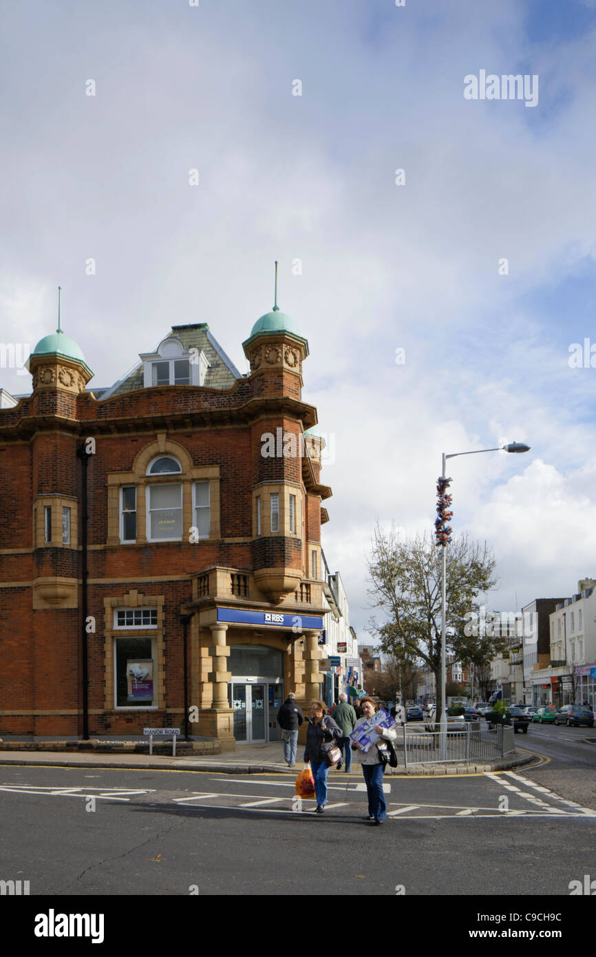 Royal Bank of Scotland Sandgate Straße Folkestone Kent Stockfoto