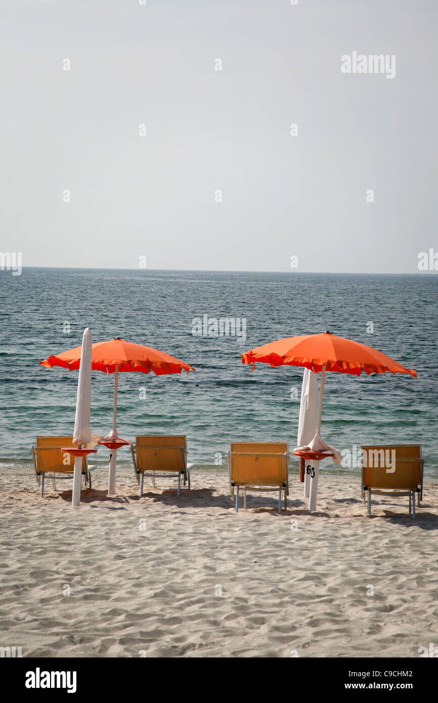 San Giovanni Beach, Alghero, Sardinien, Italien. Stockfoto