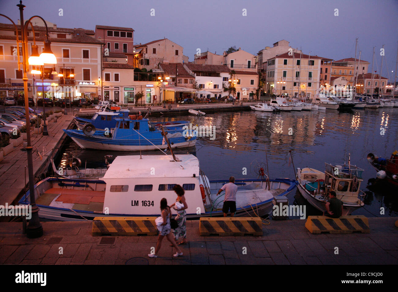 Cala Gavetta Hafen, La Maddalena, Sardinien, Italien. Stockfoto