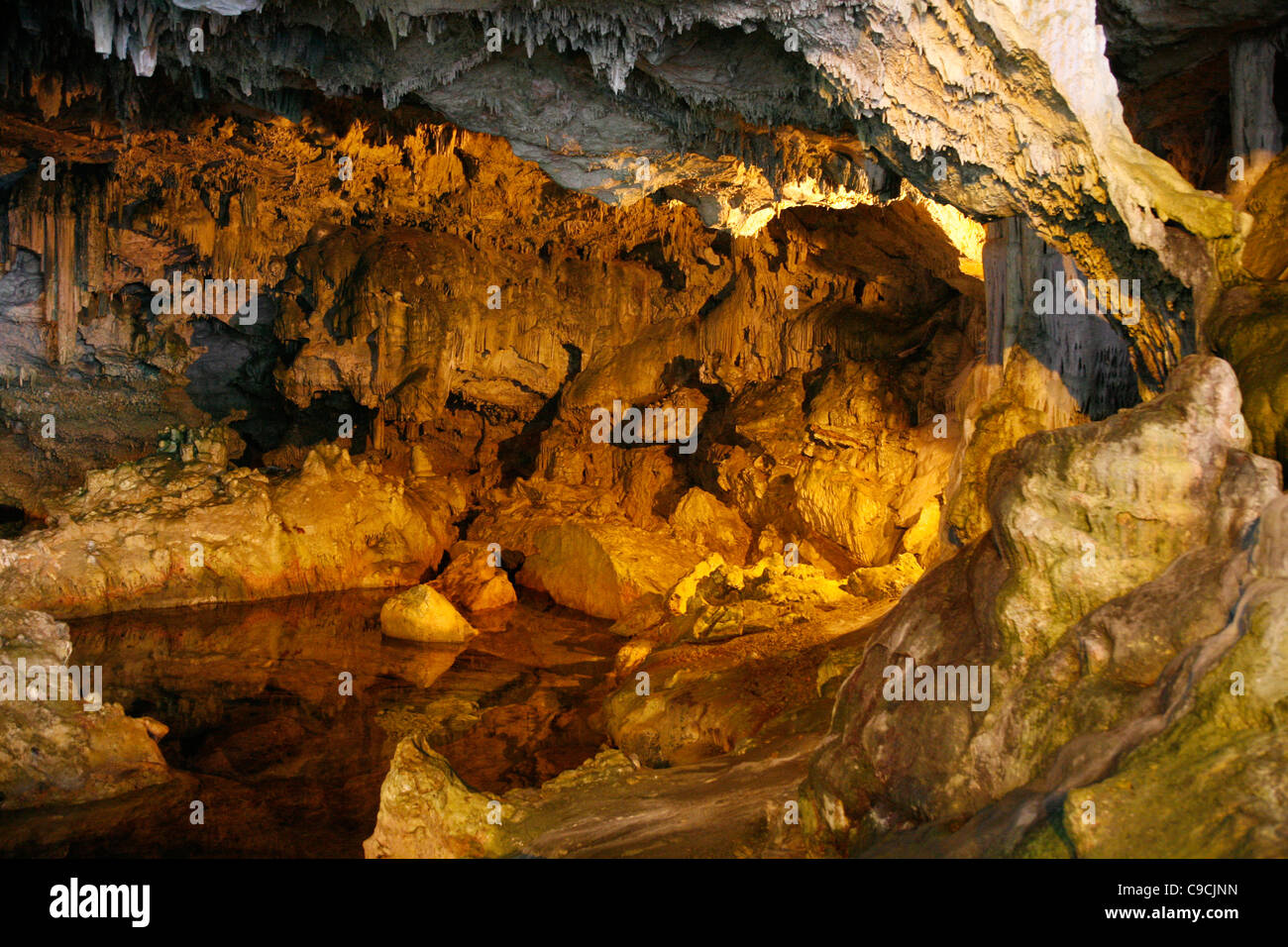 Grotta di Nettuno, Capo Caccia, Alghero, Sardinien, Italien. Stockfoto
