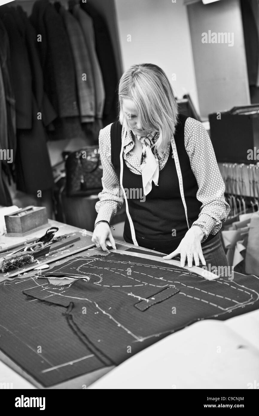 Savile Row, Gieves & Hawkes Stockfoto