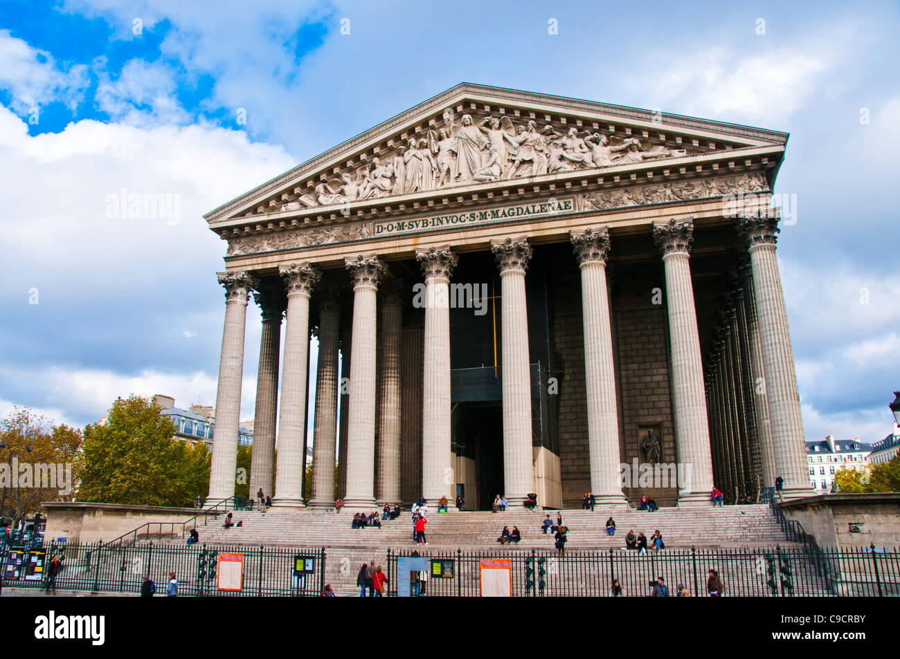 La Madeleine Kirche Paris Frankreich Stockfoto