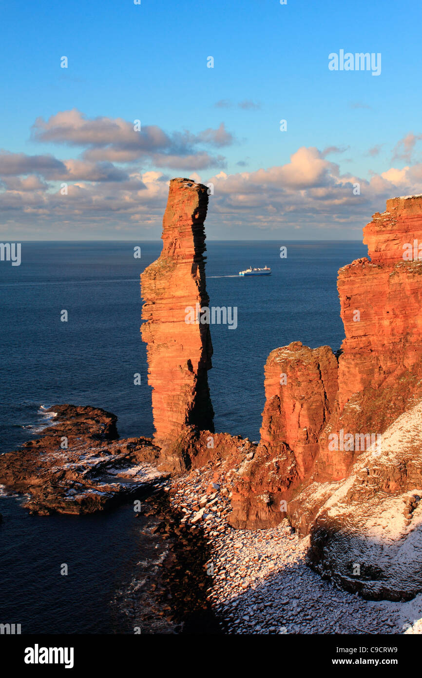 Der Old Man of Hoy Rock Stapel befindet sich auf den Orkney-Inseln Stockfoto