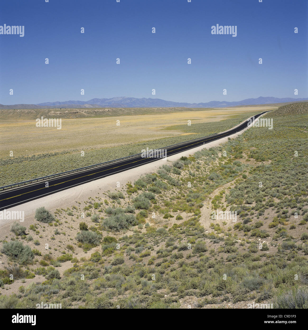 Straße in Nevada, USA Stockfoto