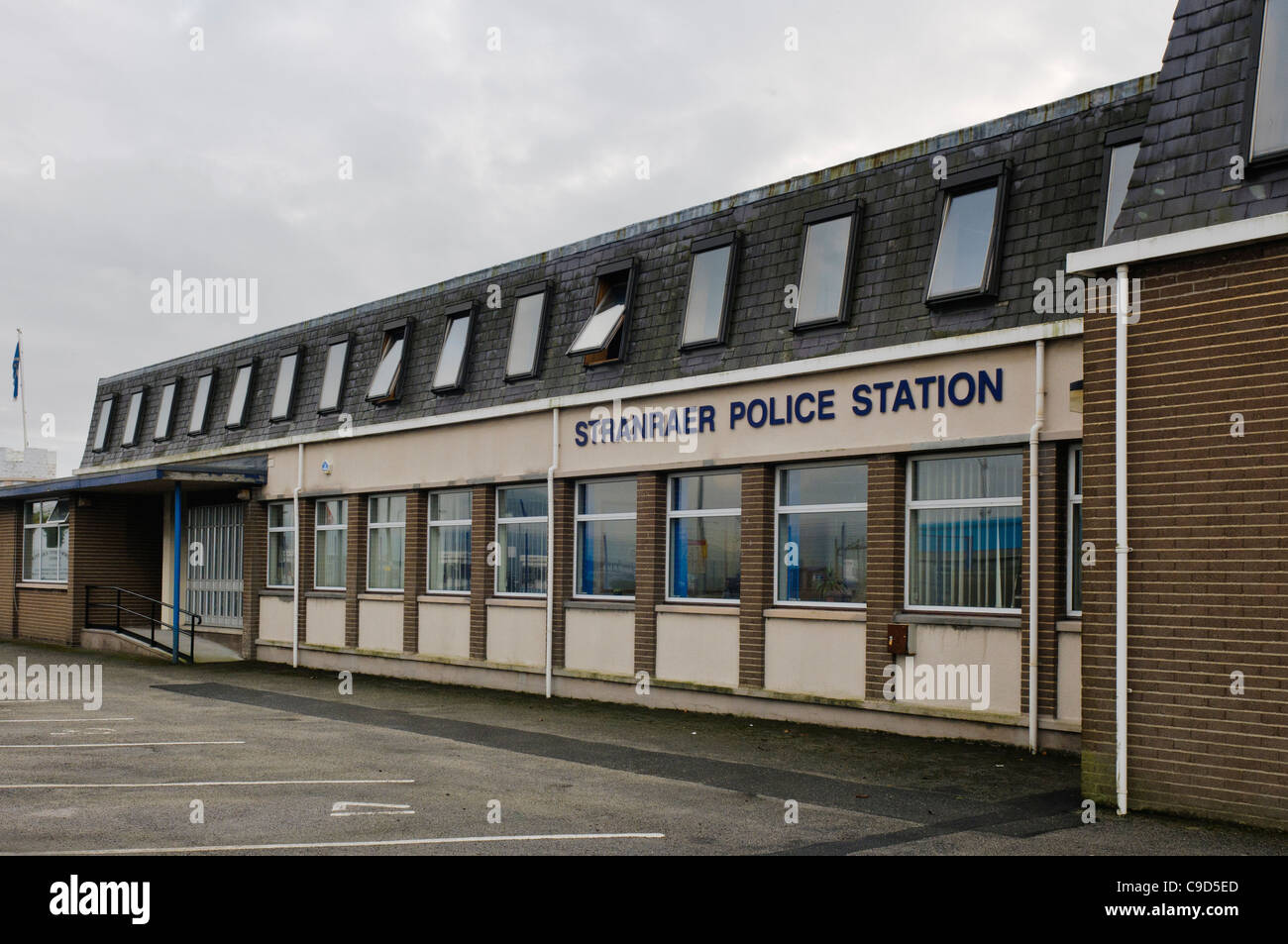 Stranraer Polizeistation Stockfoto