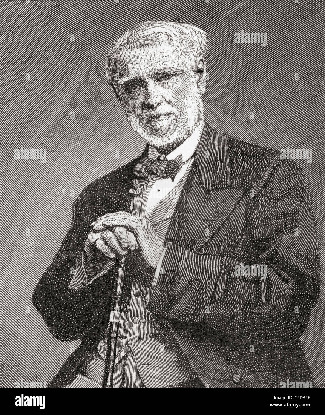 John James Robert Manners, 7. Herzog von Rutland, 1818 – 1906, bekannt als Lord John Manners vor 1888. Englischer Staatsmann. Stockfoto