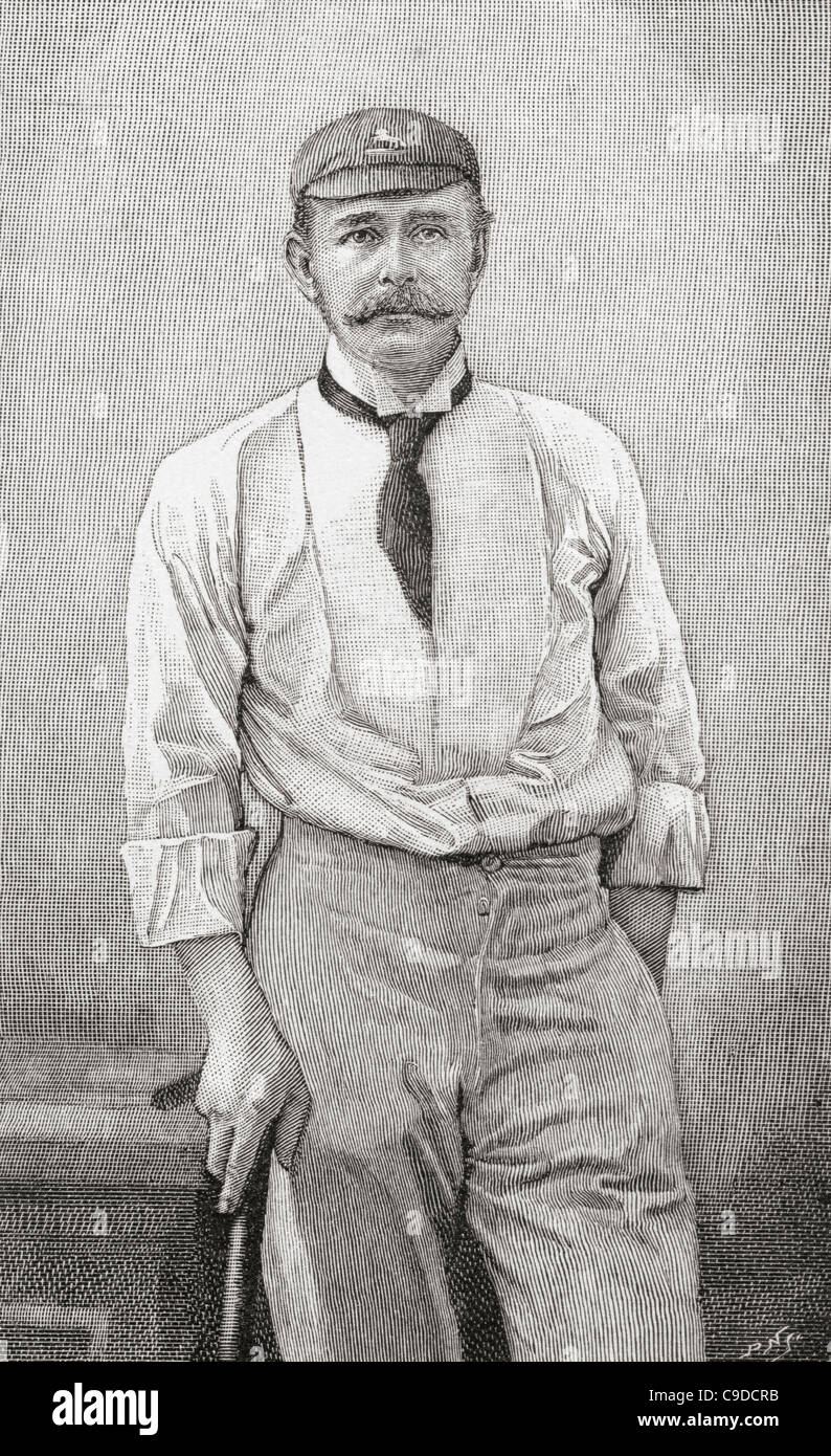 George Robert Canning Harris, 4. Baron Harris im Alter von 38, 1851-1932. Britischer Politiker, Cricketspieler und Cricket-Administrator. Stockfoto