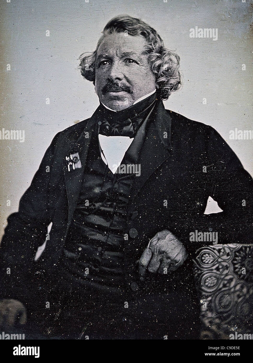 LOUIS DAGUERRE (1787-1851) französischer Erfinder des fotografischen Prozesses nach ihm benannt Stockfoto