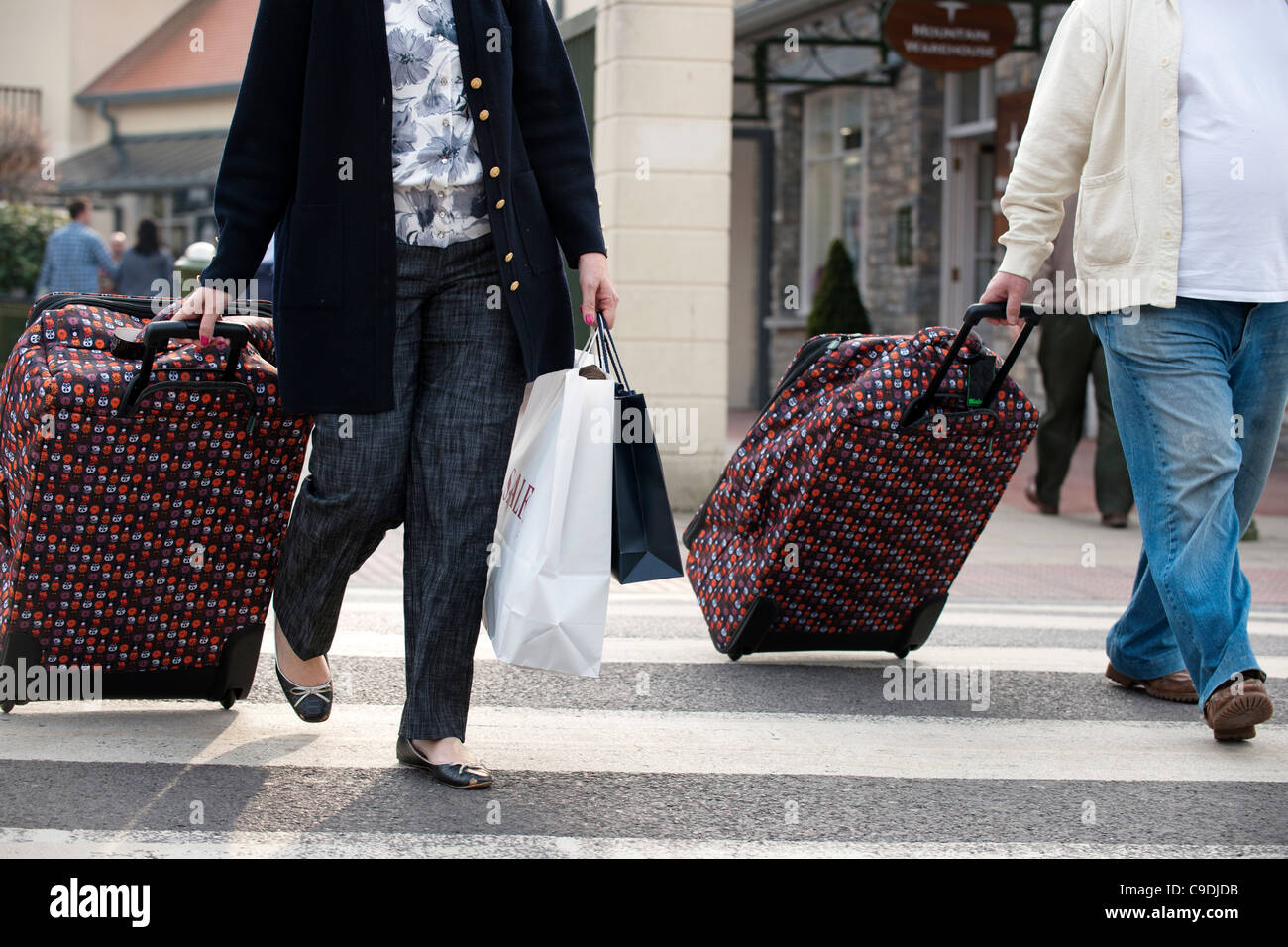 paar Leute einkaufen Stockfoto