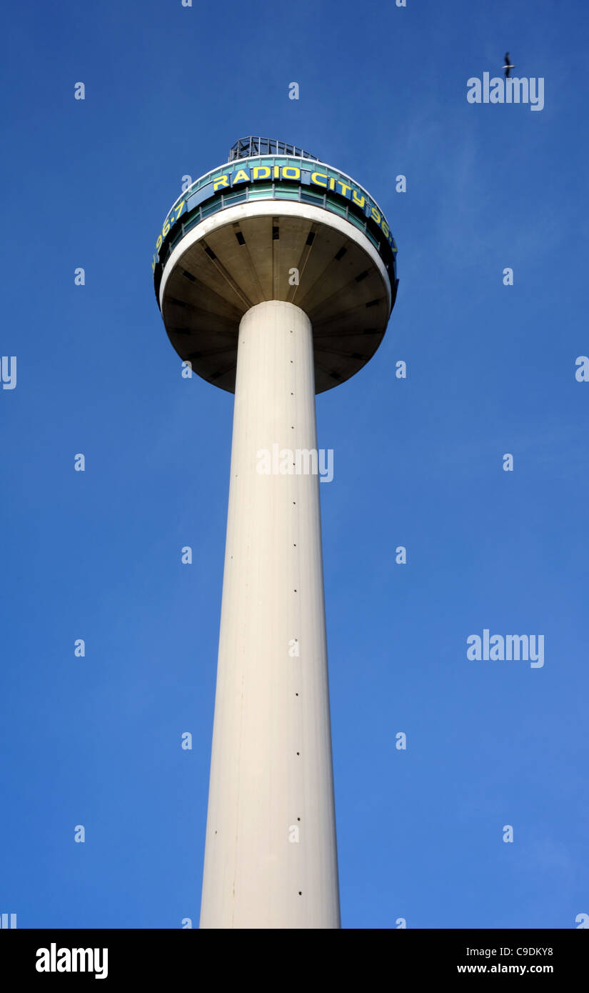 Radio City Tower-Gebäude und Wahrzeichen, Liverpool, England, UK Stockfoto